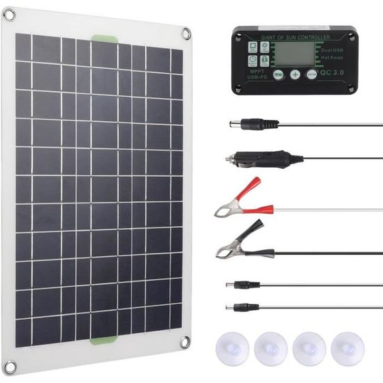 Maintenance Batterie Véhicule Panneau Solaire Contrôleur Charge
