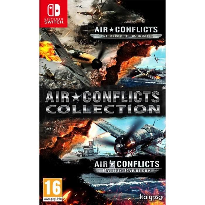 Just For Games Air Conflicts Collection (Secret Wars + Pacific Carriers) Jeu Switch