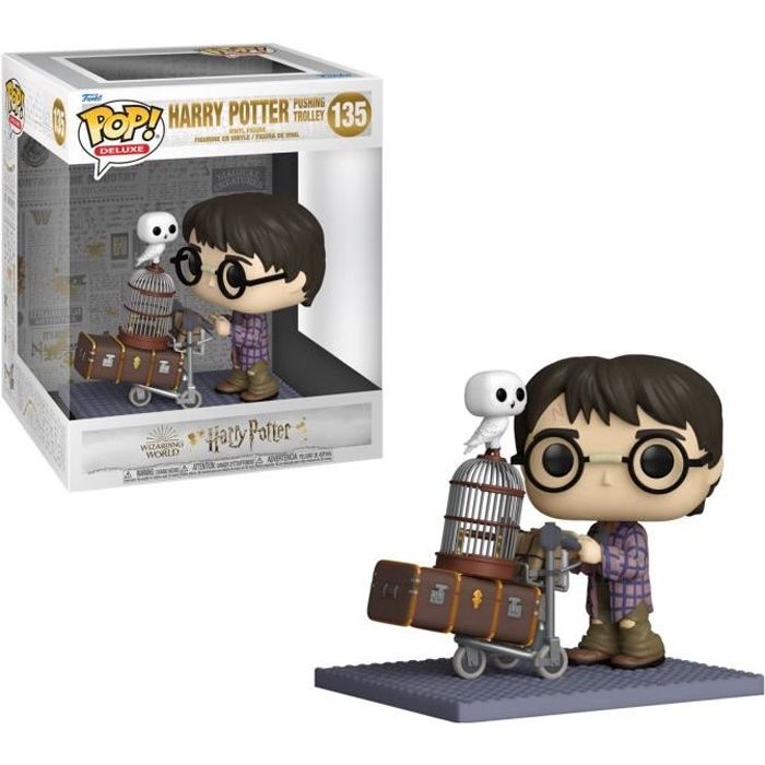 Figurine Funko POP! Deluxe: HP Anniversary- Harry Pushing Trolley -  Cdiscount Jeux vidéo