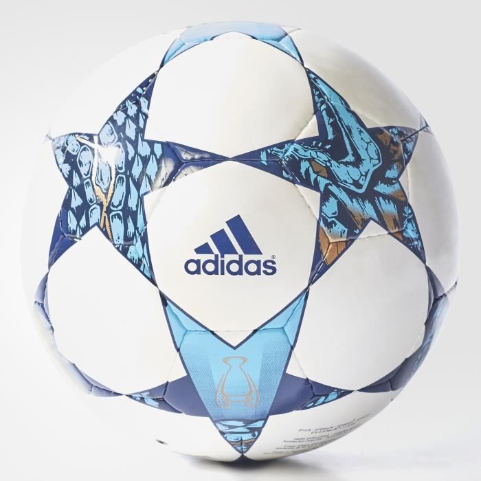 Ballon adidas Finale Cardiff Society - blanc/bleu nuit/bleu cyan - Taille 5