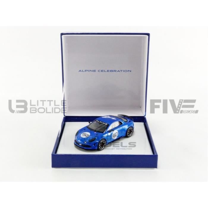 Voiture Miniature de Collection - NOREV 1/43 - ALPINE A110 Celebration - Goodwood 2016 - Alpine Blue - 7711782401
