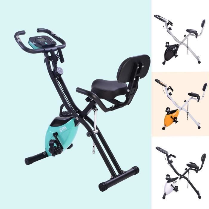 Merax Fitness Bike, Vélo d'appartement avec Computure Traningscomputure et Expanderb?nder Cycling Bike, 10 niveaux de résistance mag