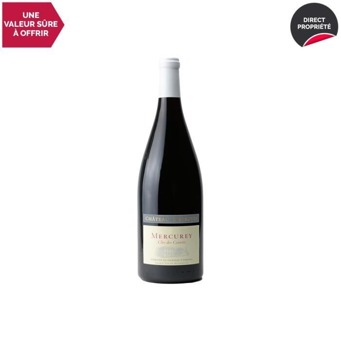 Mercurey Le Clos des Corvées MAGNUM Rouge 2018 - 150cl - Château d'Etroyes - Vin AOC Rouge de Bourgogne - Cépage Pinot Noir