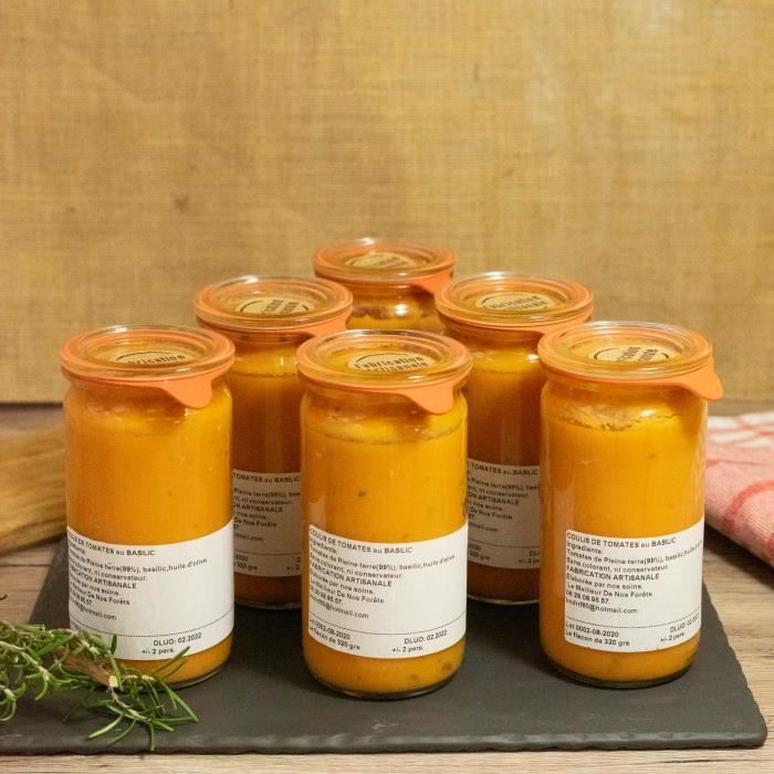 6 coulis de tomates - 6x320g - Oise