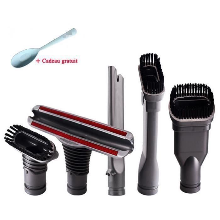 Brosse Kit Accessoires pour Dyson Aspirateur avec Adaptateur,Total Clean Pièces pour Dyson V6 DC35 DC52 DC29 DC62 DC33 DC34 la26913