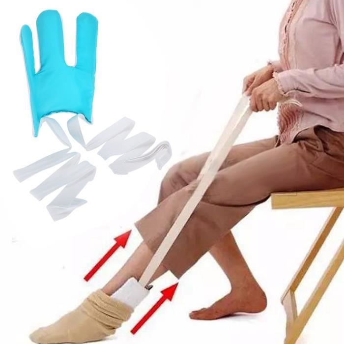 Enfile-bas et chaussettes courbé pour personnes âgées-handicapped People