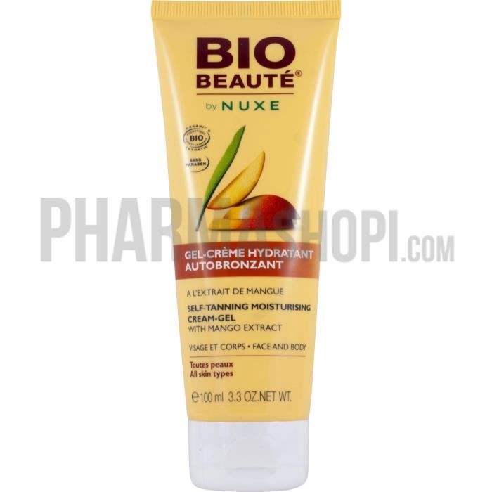Gel-crème hydratant autobronzant Bio Beauté - tube de 100 ml