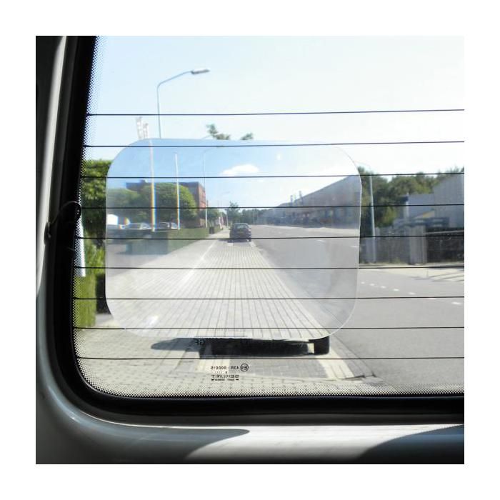 Lentille loupe grossissante de recul pour pare brise arriere 205 X 225 mm auto