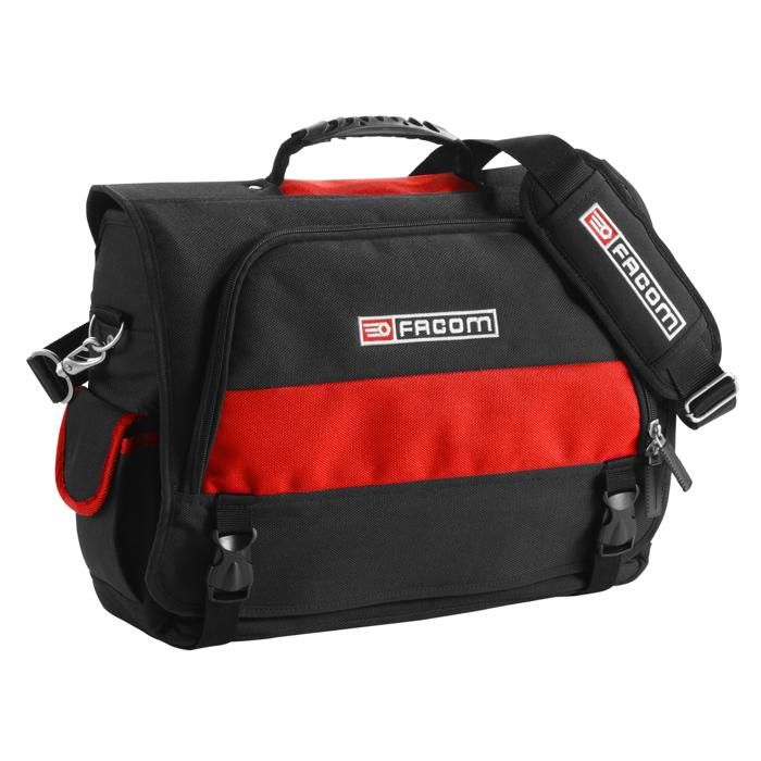 FACOM - Sac textile 2 en 1 outillage et PC - BS.TLPB - 16 poches de rangement, Ouverture 100%, Resistant en 1200 deniers