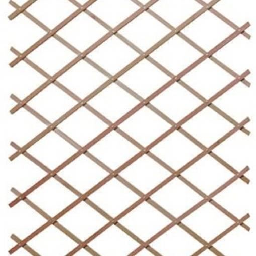 Panneau treillis en bois Naturel