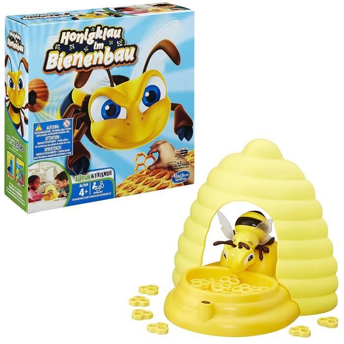 Hasbro Jeux b5355100 – Miel Klau dans la Construction Abeilles, préscolaire Jeu 1980