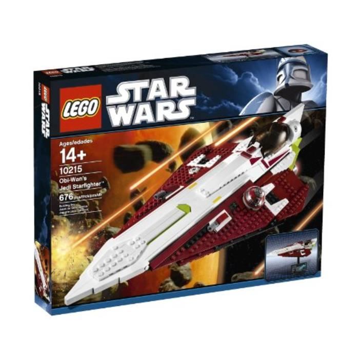 Jeu D'Assemblage LEGO AOWK5 Star Wars 10215, modulaire Obi-Wans Jedi Starfighter