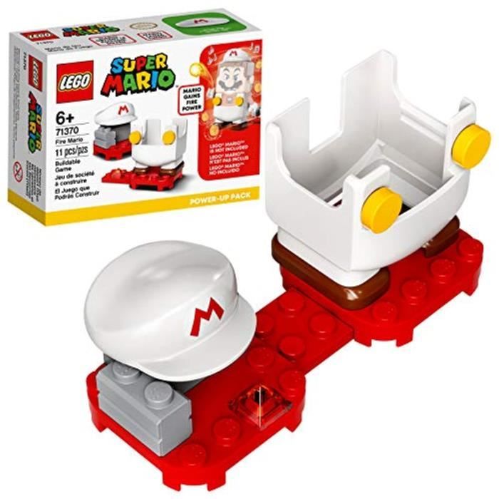 Jeu D'Assemblage QPY7J Super Mario Fire Mario PowerUp Pack 7137 Kit de construction pour Creative pour alimenter la figurine Mario