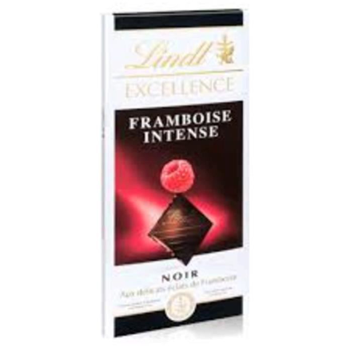 Chocolat noir framboise 100g Lindt