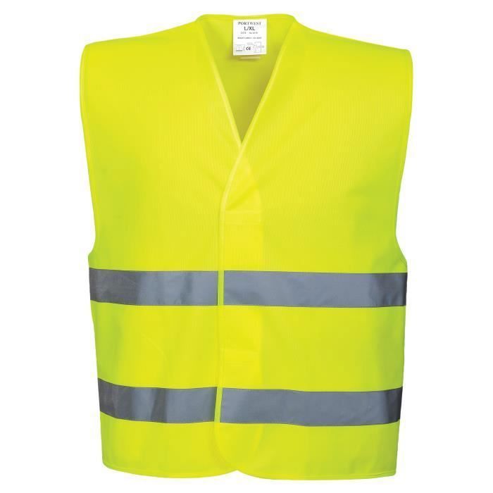 L ABUS Lumino Reflex Vest Gilet de sécurité Mixte-Adulte Jaune