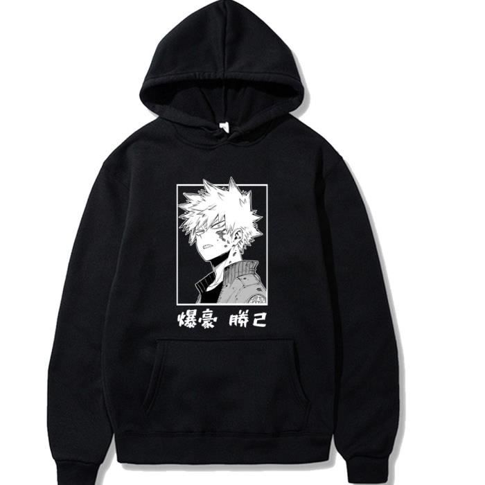 Sweats à Capuche My Hero Academia Cosplay Hisoka Unisexe pour Adulte Sweat-Shirts Jacket Sweats avec Poche Kangourou