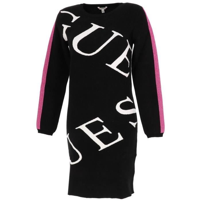 Robe Ls blk dress girl - Guess