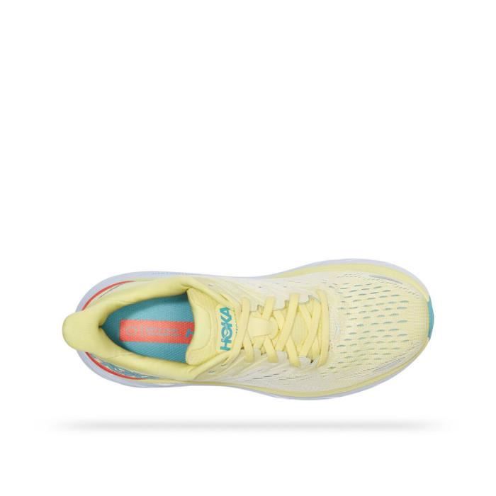 Chaussures de running, HOKA, Clifton 8 W - Yellow Pear/ Sweet corn, Femme