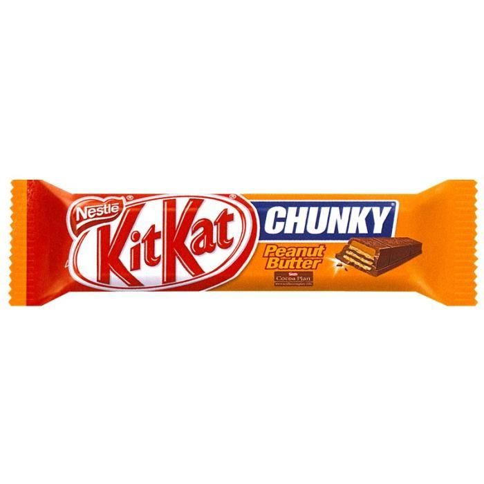 KitKat Chunky Peanut Butter, d'arachide, 24 Bars