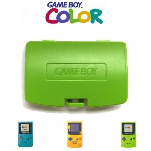 Couvercle Cache pile Vert pomme gameboy color