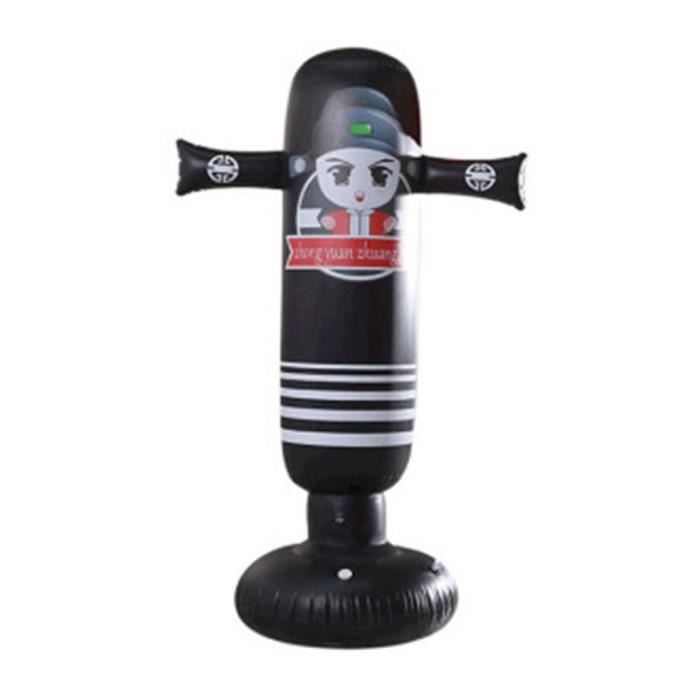 160CM Punching Ball Gonflable pour Adulte, Sac de Boxe Gonflable, Sacs de Frappe Lourds, Sac de Frappe Boxe sur Pied
