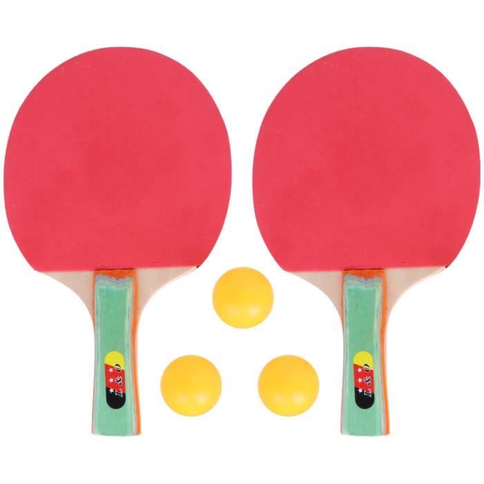 1 ensemble de raquettes de tennis de table de de de professionnelles de sport de ping-pong pour adultes