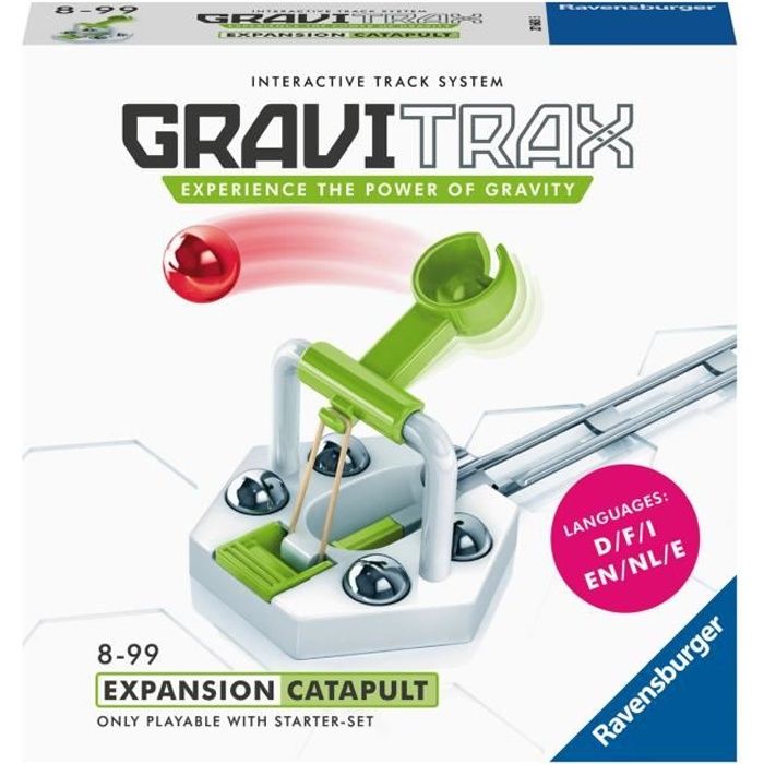 GraviTrax Bloc d'action Catapult / Catapulte - Jeu de construction STEM - Circuit de billes créatif - Ravensburger- dès 8 ans