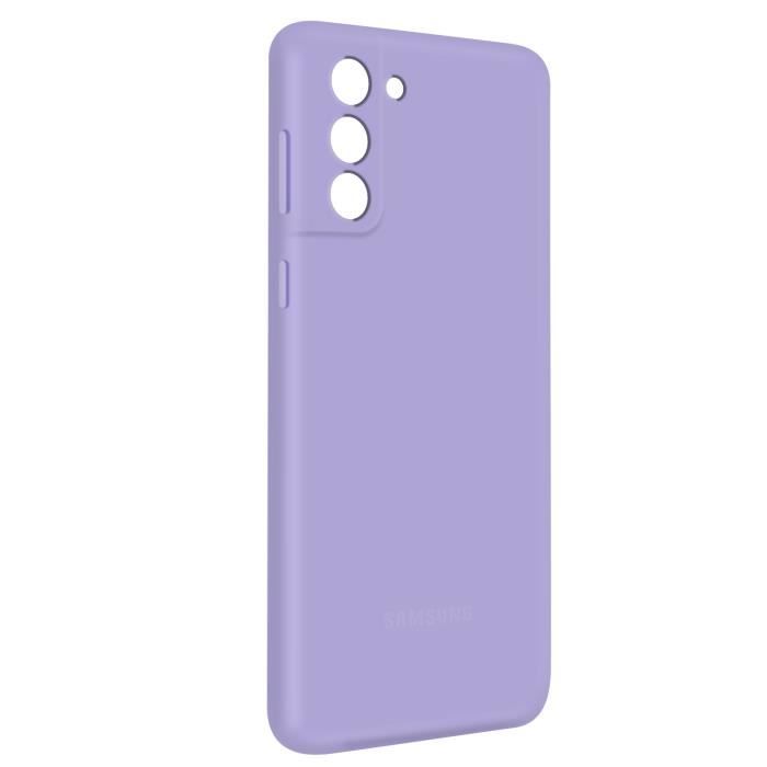 Coque Samsung Galaxy S21 FE Soft Touch Silicone Cover Original violet Violet