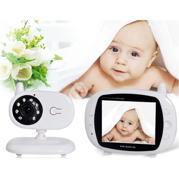 850 3.5 '' coloré 2,4g d'écran vidéo sans fil bébé moniteur avec communication bidirectionnelle , la vision nocturne infrarouge ,...