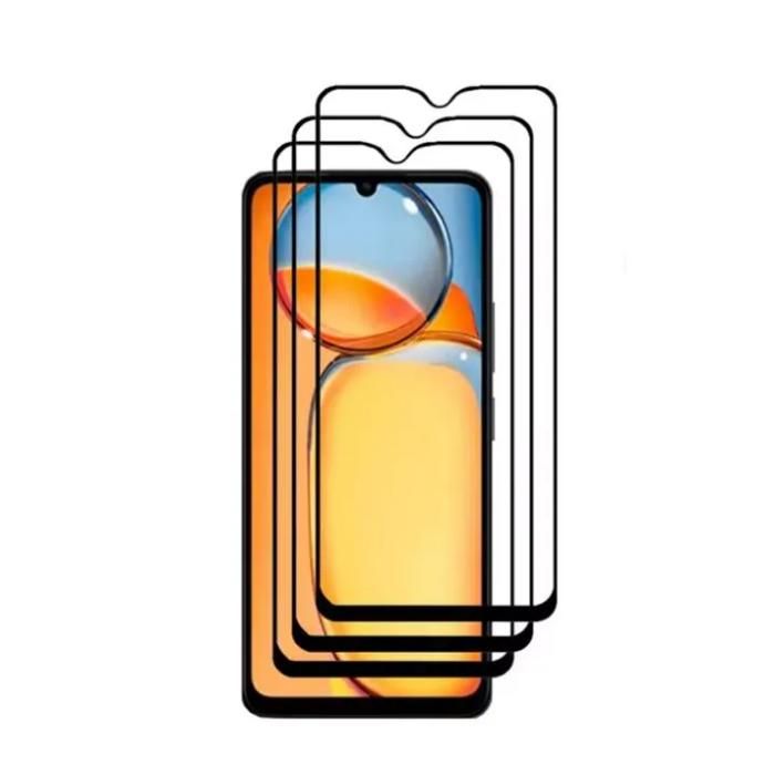3 Verres Trempés Pour Xiaomi Redmi 12C/10C .Vitre Protection décran Noir - Anti Rayures Ultra Résistant Dureté 9H