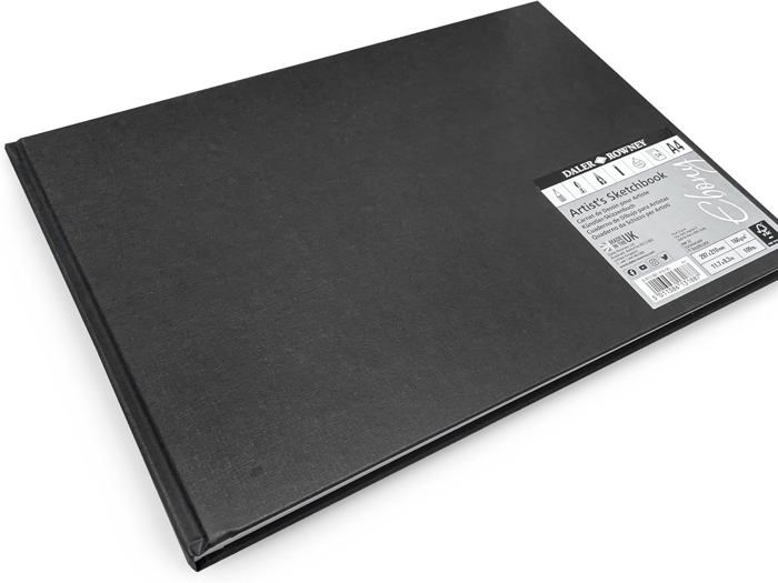 Artgecko Classy Carnet De Croquis A4 Paysage – 80 Pages (40 Feuilles