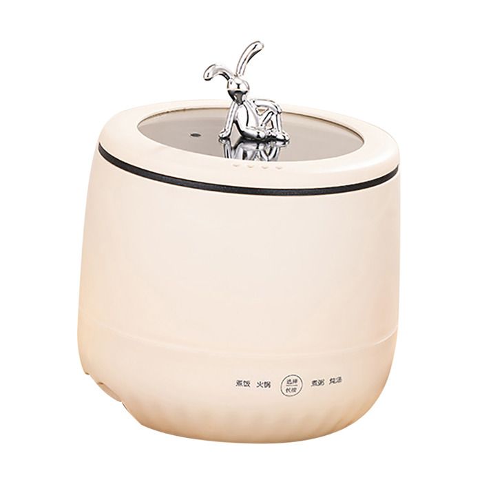 Cuisinière électrique Portable 1,6L - Revêtement Antiadhésif - 600W - Pour Cuire Nouilles, œufs, Soupe - Idéal étudiant, Bureau - 4
