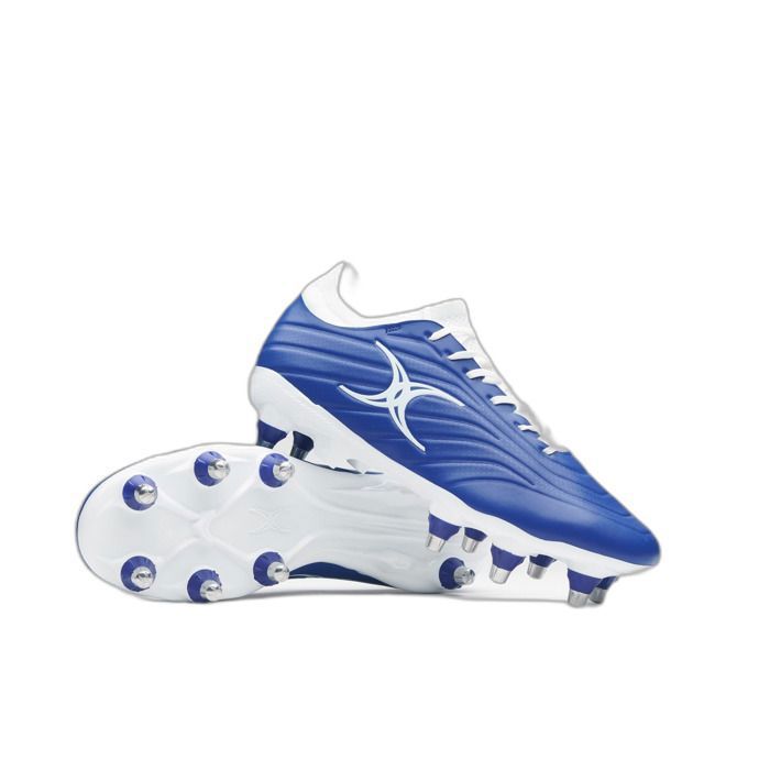 Chaussures de rugby Gilbert PWR X 8S V2 AG - bleu Chaussures de rugby Gilbert PWR X 8S V2 AG - bleu