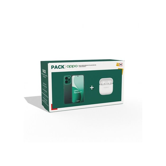 Pack Smartphone Oppo Reno 14 F 6.57 5G Double nano SIM + Ecouteurs sans fil Enco Buds 3 - vue 3