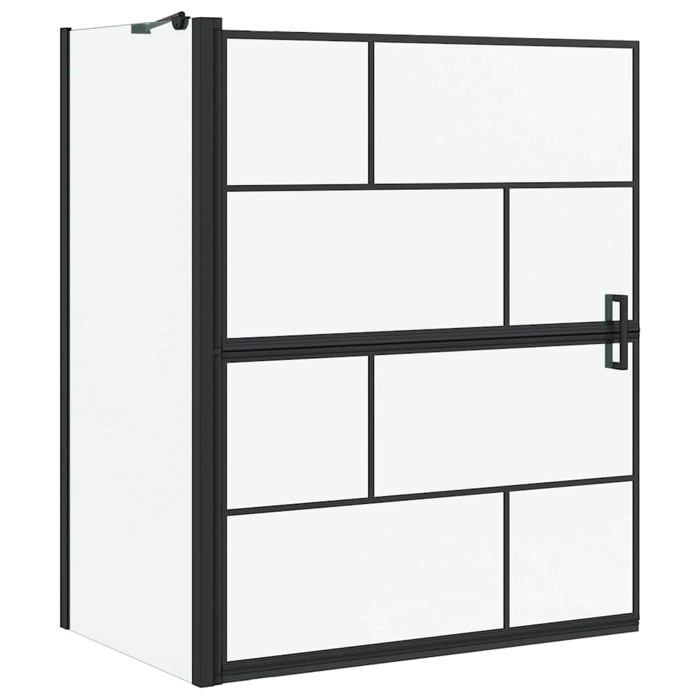 vidaXL Écran de douche de bain et 116 x 67 x 129.5 cm - vue 8