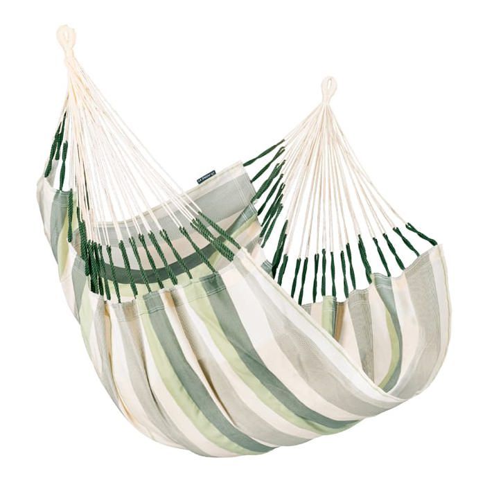 Chaise hamac simple - La Siesta : Chaise hamac simple Cumbia Outdoor comfort La Siesta bayadère vert - Vert