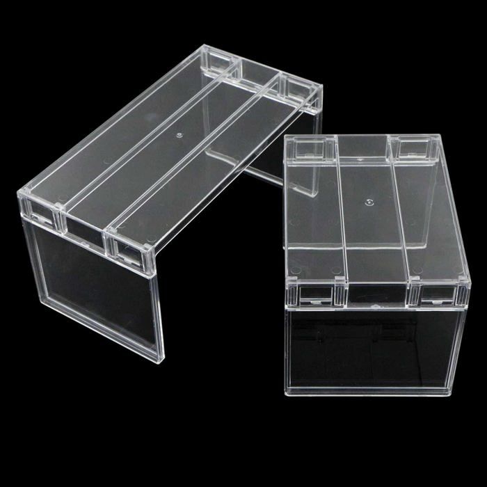 Réfrigérateur étagère Rangement frigo Organisateur-en Plastique Multifonction empilable pour Plan Travail Cuisine Garde(2PCS)