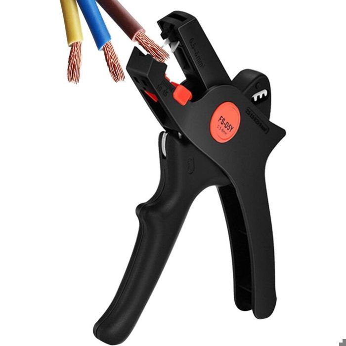 Pince à dénuder électrique poignée ergonomique dénudeur automatique Outils de poche pour dénuder les câbles dénudeur de câbles