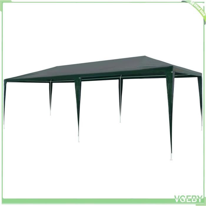 Tente de réception - FAFEICY - 45093 - 3 x 6 m - Toit PE anti-UV & étanche - Structure inox