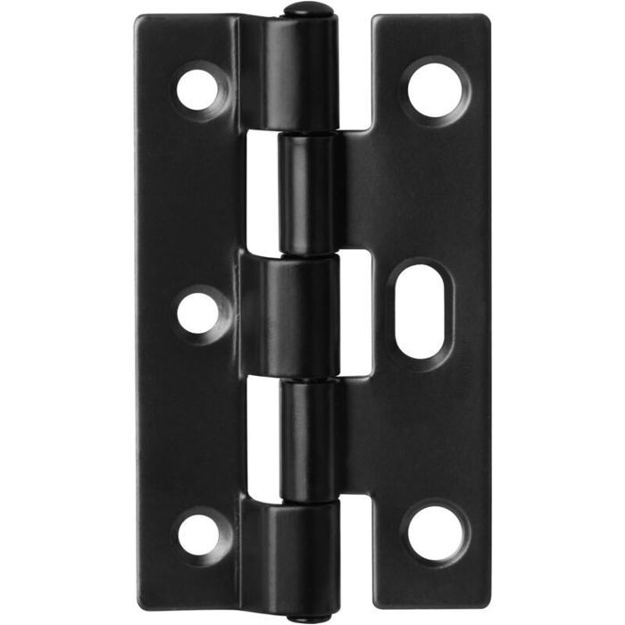 20pcs charnières – Acier carbone avec roulement 315° – pour portes et meubles – 75x44.5mm noir