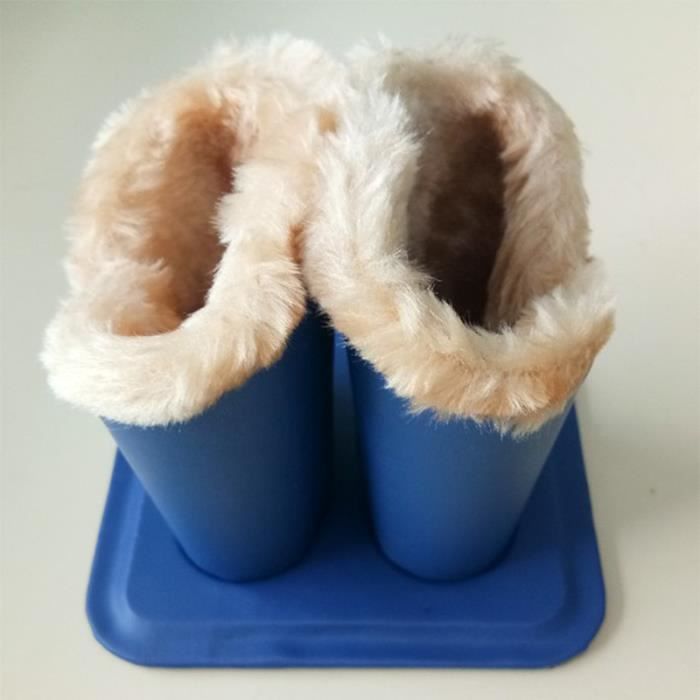 Porte-Lunettes Ixkbiced - Support Magnétique Doublé Peluche - Cuir PU - Pour Bureau Ou Table De Nuit