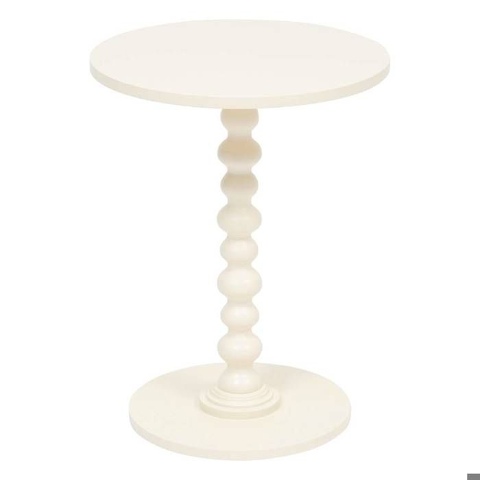 Table d’appoint Alix ivoire 50x38x38cm - Atmosphera Créateur dintérieur