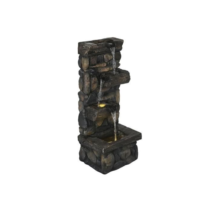 Fontaine de jardin 34 x 28,5 x 81,5 cm résine