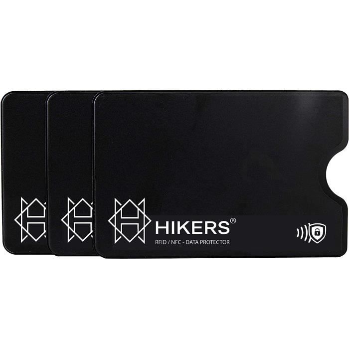 ??tui Protection Carte bancaire sans Contact Rigide, Lot de 3 Housses Pochettes Anti RFID NFC 