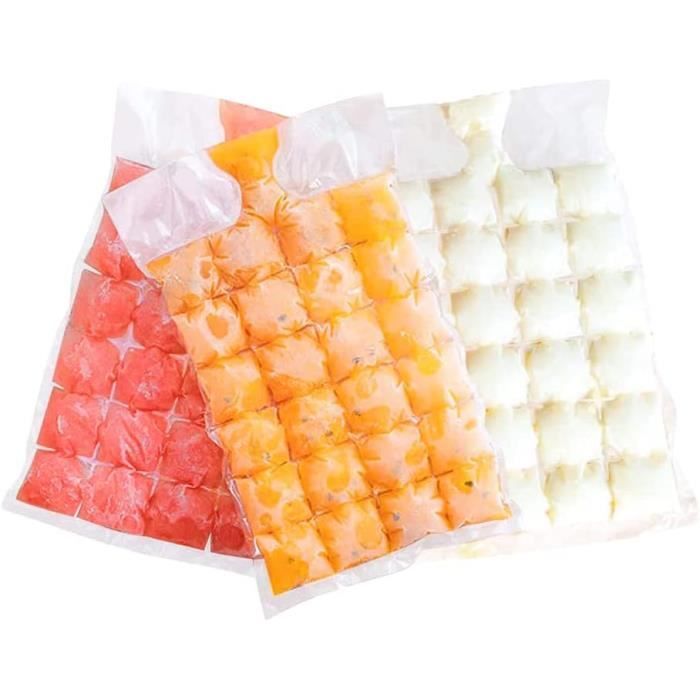 Sacs De Stockage à Glace Avec Cordon - Lot De 10 - Épais Et Résistants - Pour Glaçons Et Boissons