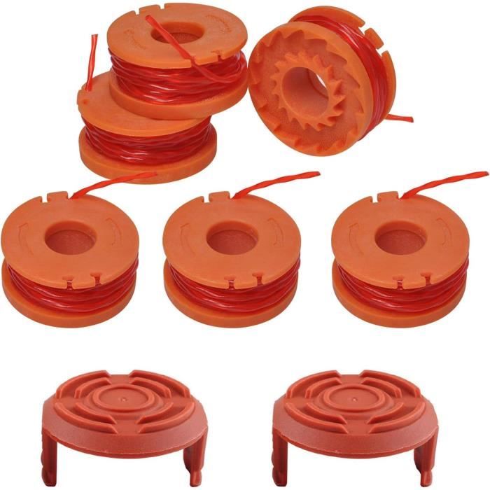 Accessoire Jardin 5364-20 Bobines Fil Débroussailleuse Gardena 5364-20 - 1,6 Mm X 6,1 M, Lot De 4 Avec Capuchon Bobine Fil Débroussailleuse Gardena