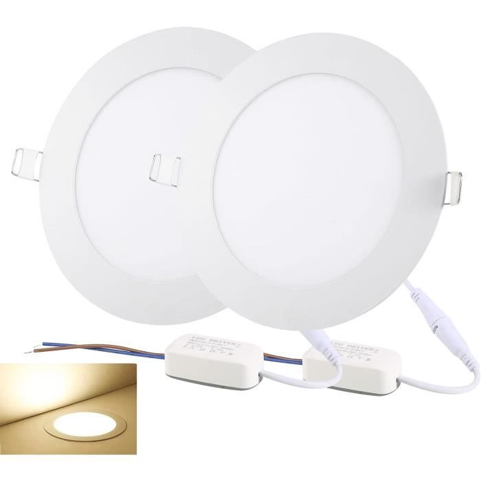 Panneau LED Ultra Plat Encastrable Depmog - 3 à 18W - Blanc Chaud/froid