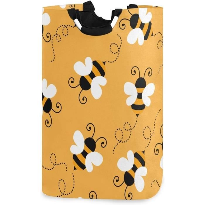 Panier à linge blanc 44x44x66 cm bois massif de pin | Leroy Merlin