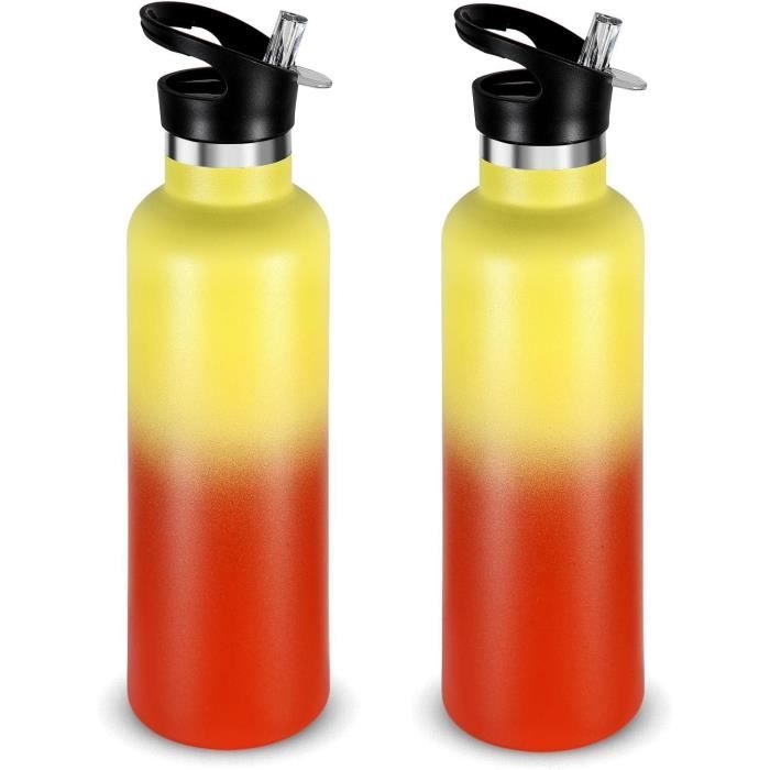 RoxNvm Gourde Isotherme, 500 ML Bouteille Isotherme, Gourde Inox Isotherm avec Paille et Ouverture, Mug Isotherme pour Sport Randonnée École Bureau ( Noir RoxNvm Gourde Isotherme, 500 ML Bouteille Isotherme, Gourde Inox Isotherm avec Paille et Ouverture, Mug Isotherme pour Sport Randonnée École Bureau ( Noir