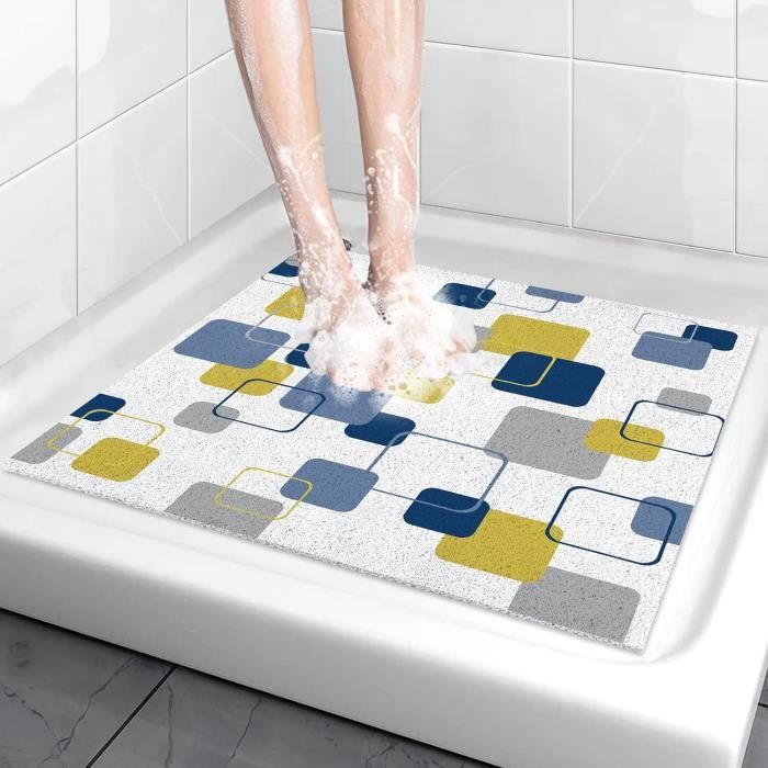 Odot Tapis De Douche Antidérapant, Tapis De Bain Géométrie